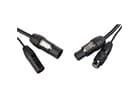 Hilec PCT1-COMBI-XLR3-1M5 - IP65 Outdoor Kombikabel