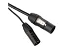 Hilec PCT1-COMBI-XLR3-1M5 - IP65 Outdoor Kombikabel