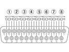 TASCAM BO-32DE Anschlussmodul für 32 symmetrische Audiokanäle