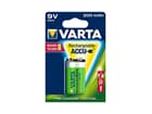 VARTA Ready to Use 9V Block/6HR61 (56722) - 200 mAh - LSD-NiMH Akku, 9 V