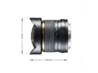 walimex pro 8/3,5 Fisheye I APS-C Canon EF-S
