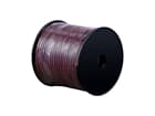 Lautsprecherkabel rot/schwarz, 100m Spule, Querschnitt 2x0,75 mm², CCA