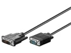 Goobay DVI-I/VGA Full HD Kabel, vernickelt 15m