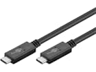 Goobay USB-C™ Kabel USB 3.2 Generation 2x2, 5A, schwarz, 1 m - USB-C™-Stecker > USB-C™-Stecker
