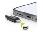 Goobay Lightning - USB-C™ Lade- und Synchronisationskabel, 1 m, Weiß - MFi-Kabel für Apple iPhone/iP