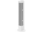 Goobay Turmventilator, oszillierender, leiser Säulenventilator mit Netzkabel, weiß