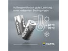 VARTA CR P2 (6204) Batterie, 1 Stk. Blister, Foto Lithium Batterie, 6 V