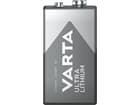 VARTA 6F22/9 V Block (6122) Batterie, 1 Stk. Blister, Lithium Batterie, 9 V
