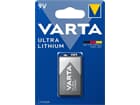 VARTA 6F22/9 V Block (6122) Batterie, 1 Stk. Blister, Lithium Batterie, 9 V