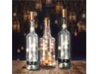 Goobay 10 x 20er LED-Flaschen-Lichterkette, Stimmungsvolle Leuchtdekoration für Glasflaschen