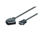Audio-Video-Kabel 2,0 m lose Ware, Scartstecker>15-pol High-Density Stecker