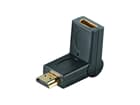 HDMI®-Adapter, HDMI® A-Buchse > HDMI® A-Stecker abwinkelbar