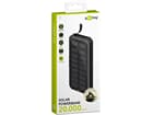 Goobay Outdoor Schnelllade-Powerbank mit Solar 20.000 mAh (USB-C™ PD, QC 3.0)