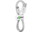 Goobay Lightning USB Lade- und Synchronisationskabel, 1 m, Weiß - MFi Kabel für Apple iPhone/iPad We
