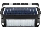 Goobay LED Solar-Wandleuchte mit Bewegungsmelder, 10 W, Schwarz - Lichtlösung für Hauseingänge, Carp