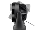 Goobay 9 Zoll Bodenventilator, leiser Luftkühler mit Netzkabel, Durchmesser 23 cm, schwarz
