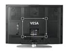 Goobay VESA-Adapter für TV-Wandhalter, Schwarz - zur Erweiterung der VESA-Maße eines TV-Wandhalters