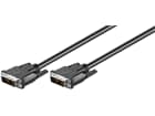 Goobay DVI-D Full HD Kabel Single Link, vernickelt, 2m