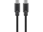 Goobay USB-C™ 3.1 Generation 1 Kabel, schwarz, 2 m - USB-C™-Stecker > USB-C™-Stecker