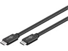 Goobay USB-C™ 3.1 Generation 1 Kabel, schwarz, 1 m - USB-C™-Stecker > USB-C™-Stecker