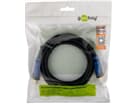 Goobay Series 2.0b Premium High-Speed-HDMI™-Kabel mit Ethernet, 0.5 m, Schwarz-Blau - HDMI™-Stecker