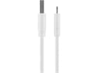 Goobay Lightning USB Lade- und Synchronisationskabel, 2 m, Weiß - MFi Kabel für Apple iPhone/iPad We