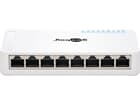 Goobay 8 Port Gigabit Ethernet Netzwerk-Switch, Weiß - mit 8 RJ45-Anschlüssen 10/100/1000Mbps Auto-N