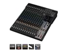 YAMAHA MG16X, 16-Kanal Mischpult: Max. 10 Mic / 16 Line Eingänge (8 Mono + 4 Stereo) / 4 GROUP Busse + 1 Stereo Bus / 4 AUX (inkl. FX)