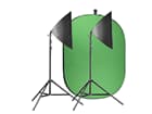 Walimex pro Video Greenscreen Set Einsteiger flexi