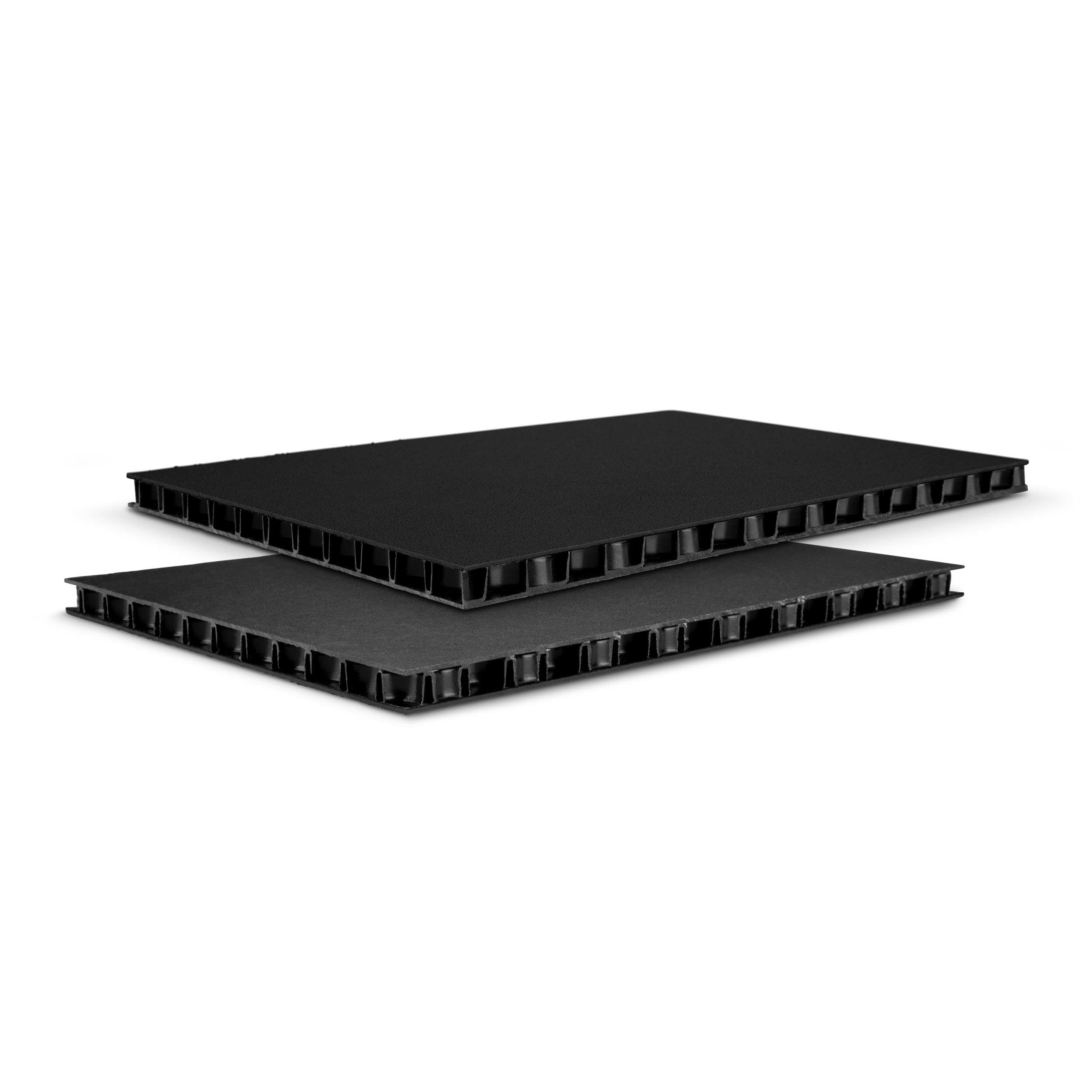 Adam Hall Hardware 05104 B - SolidLite® PP-Platte schwarz / schwarz 10,4  mm, 2500 x 1250 mm