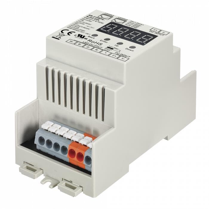 Artecta Play-III DMX Din Rail Decoder - Konstantspannung