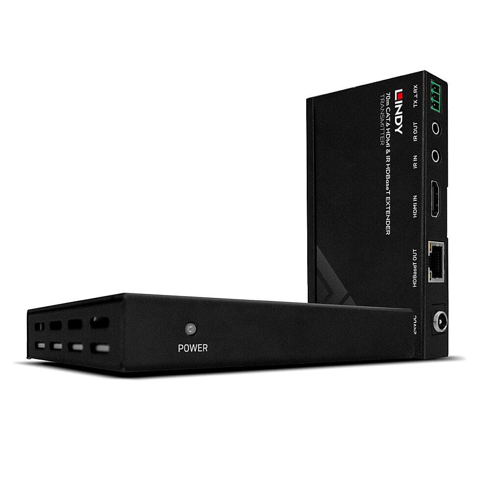 LINDY 38139 70m Cat.6 4K30, IR & RS-232 HDBaseT Extender inklusive PoC - Verlängert H