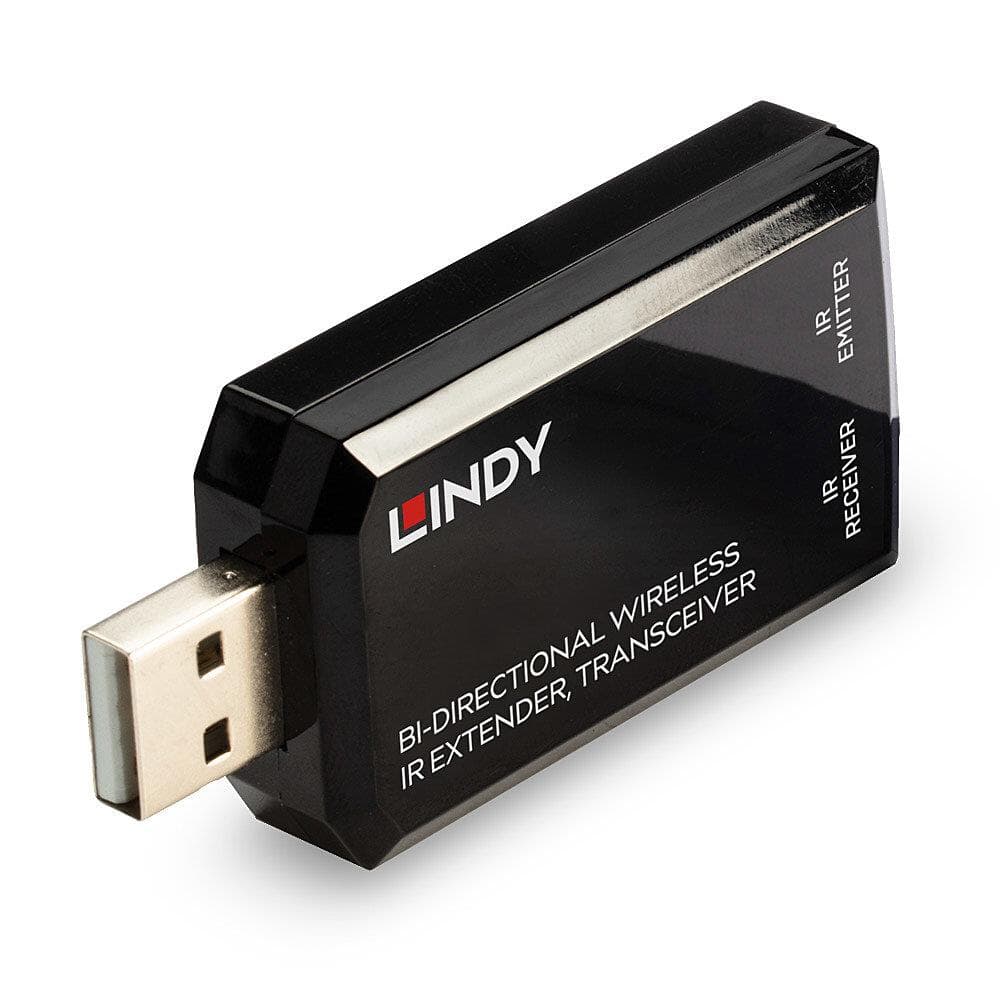 LINDY 38331 - Bidirektionaler Wireless IR Extender, Transceiver - Verlängert bidirektionale Infrarot-Signale bis zu 150m