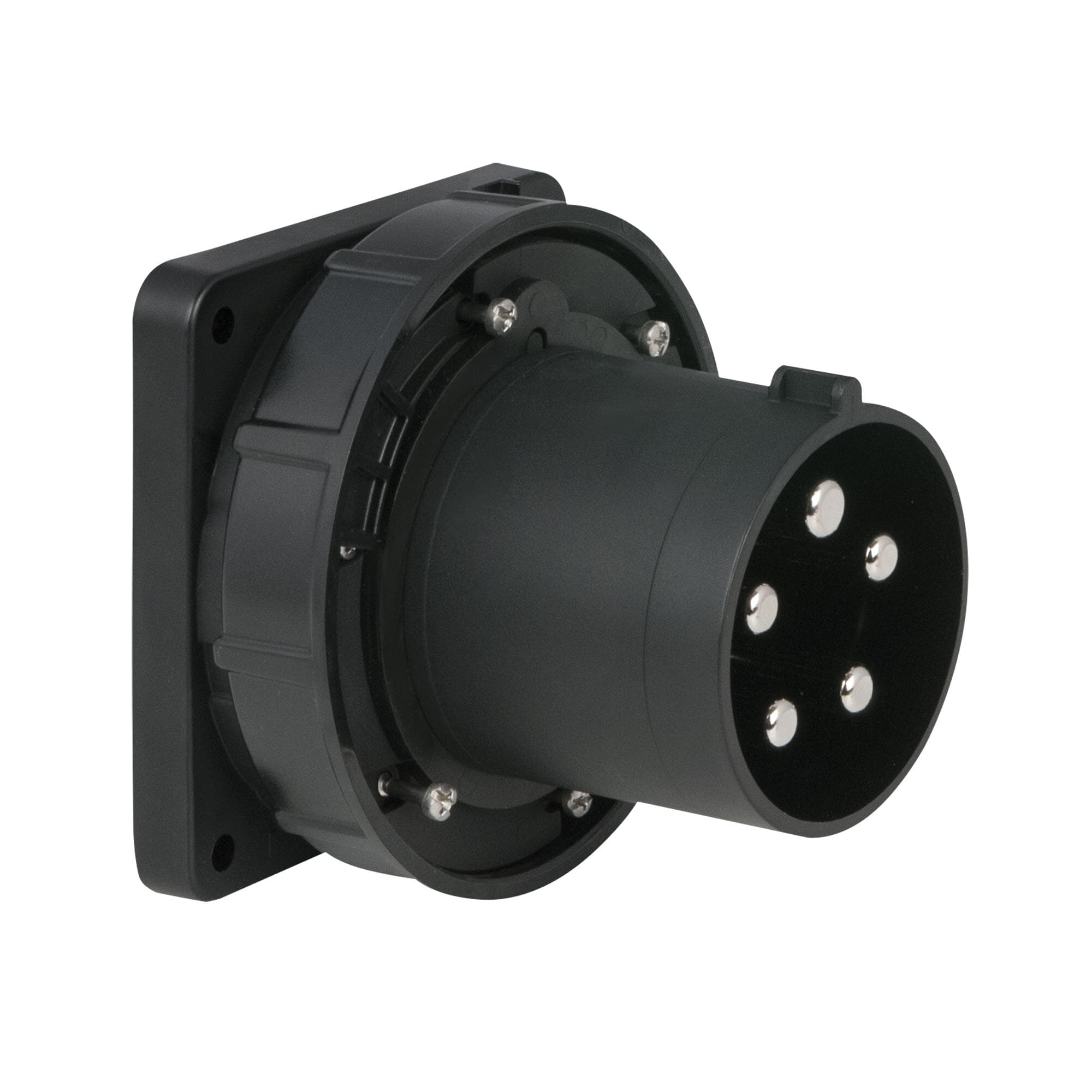 PCElectric PCE CEE 125 A/400 V 5-pin Socket male - Schwarz - IP67