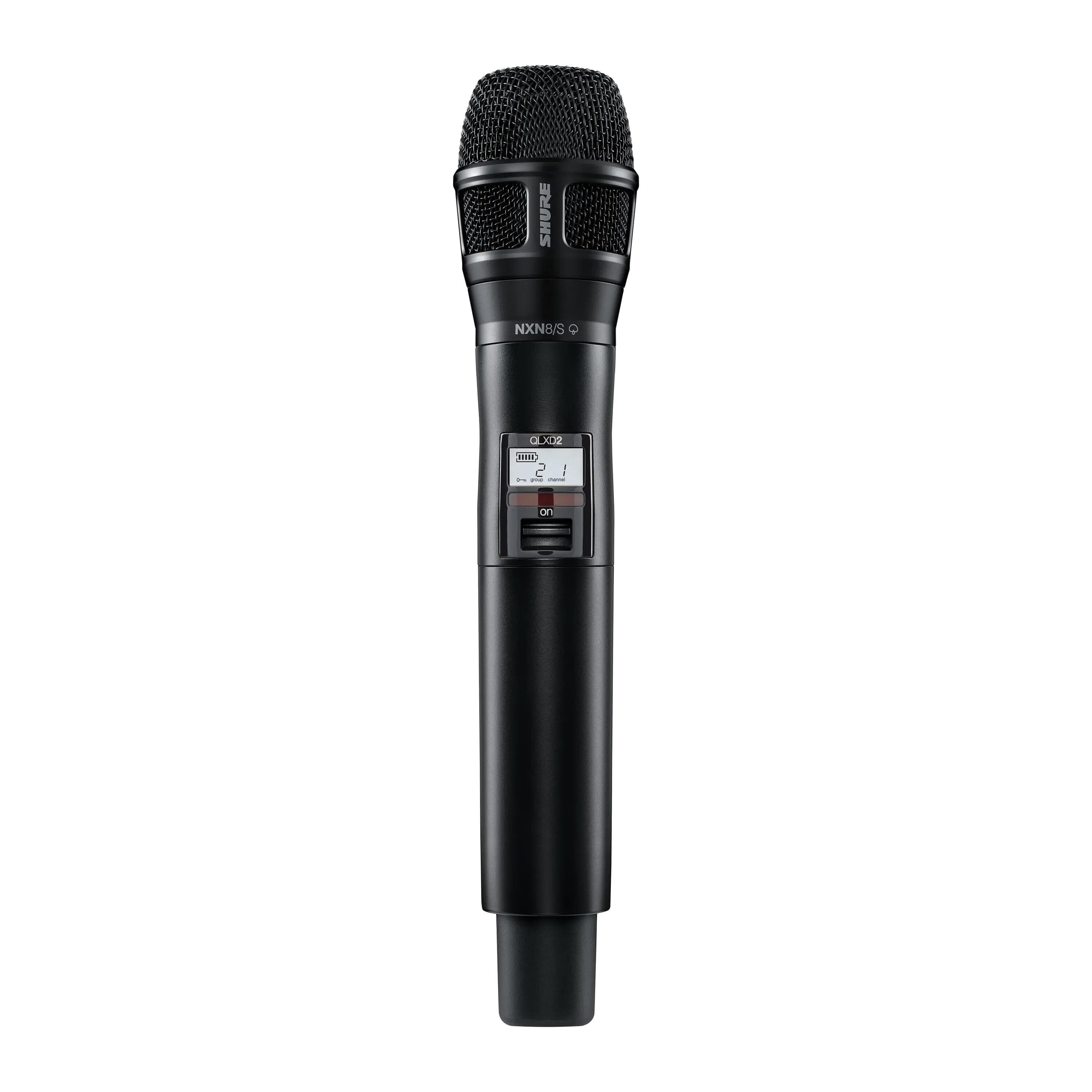 SHURE QLXD2/N8SB=-G51 Handsender mit Nexadyne™ 8/S-Kapsel