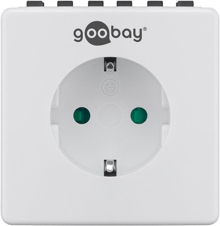 Goobay 3er-Set: Digitale Zeitschaltuhr, 3 Stk. im Karton, Weiß